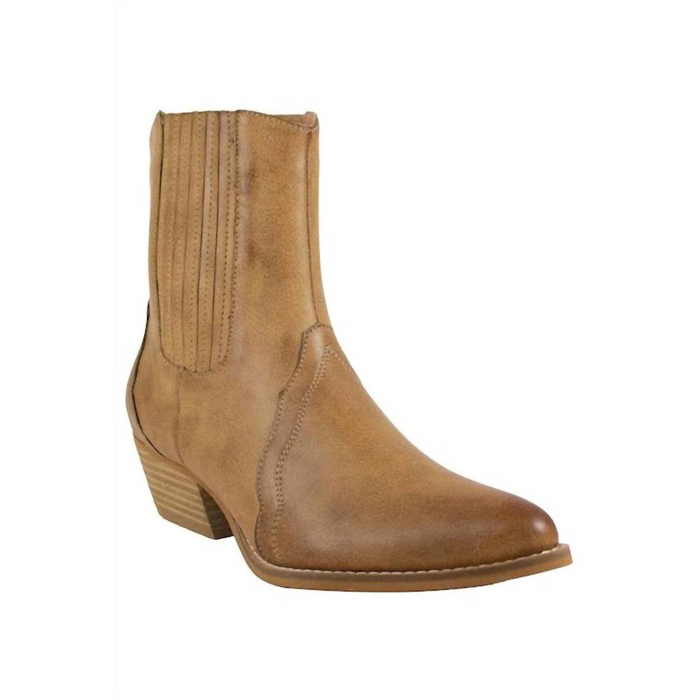 NEW LA SHOE KING women's whiskey boot in brown